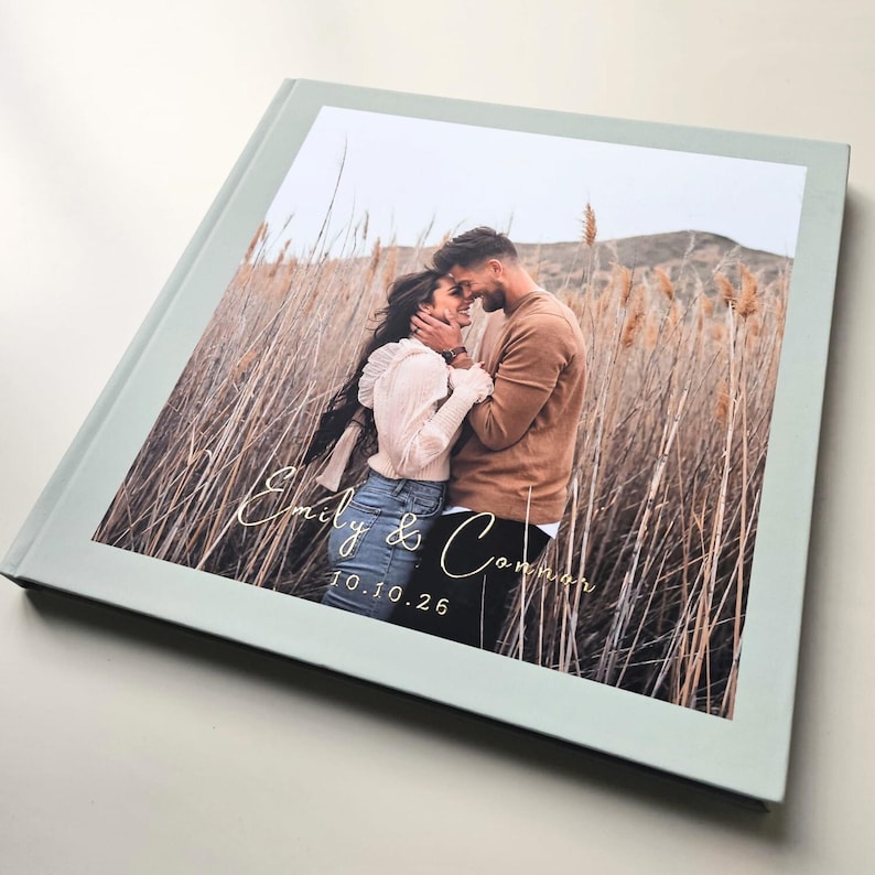 Custom Wedding Guest Book with – обзор и цена Custom Photo Book