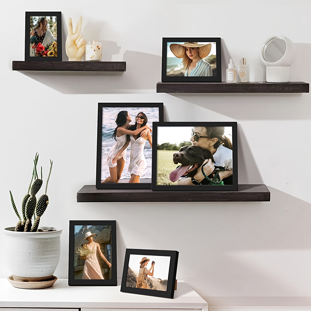 5-Piece Set A4 Black Wooden Ph – обзор и цена Engraved Wood Frame
