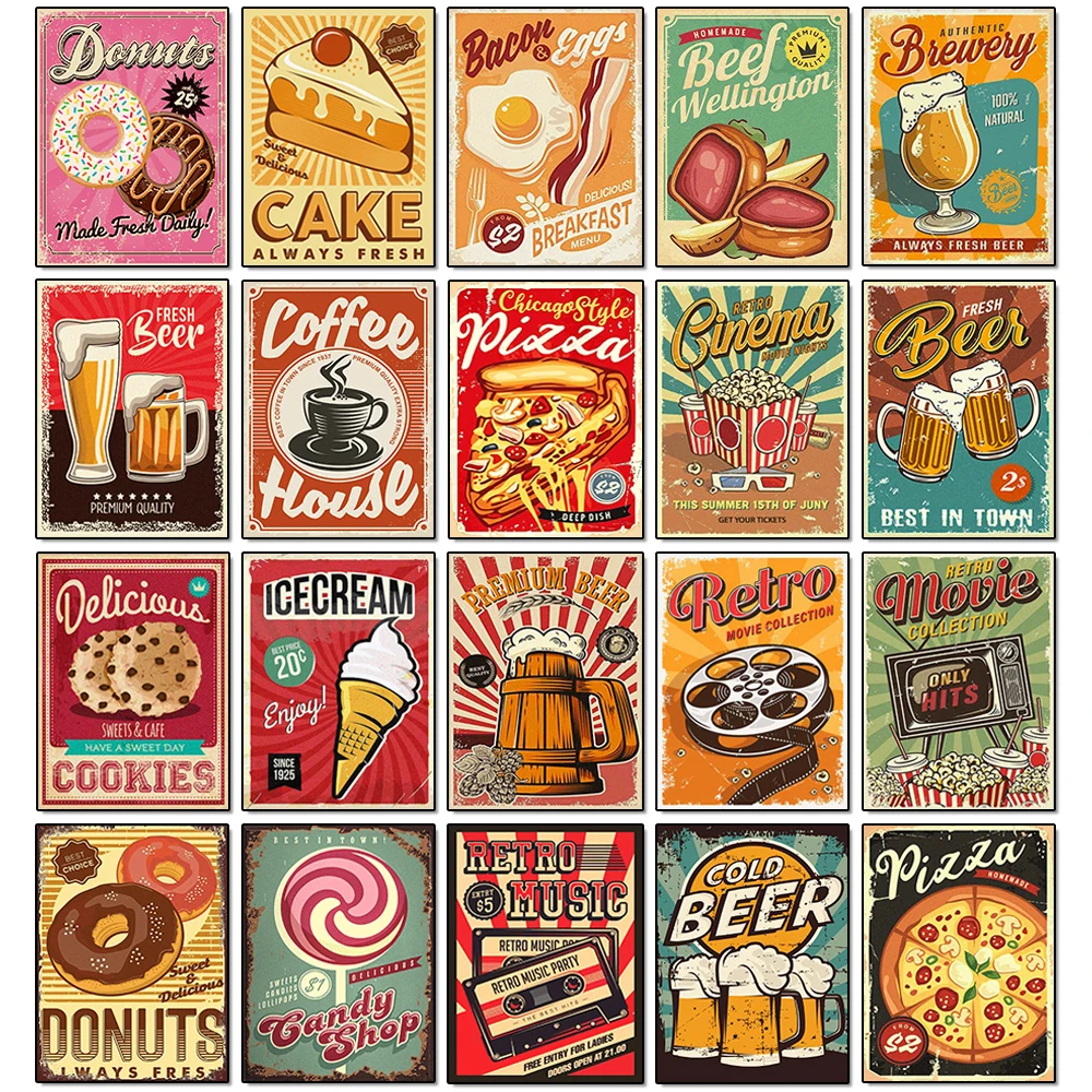 5D Diamond Painting Food Poste – обзор и цена Photo Mosaic Print