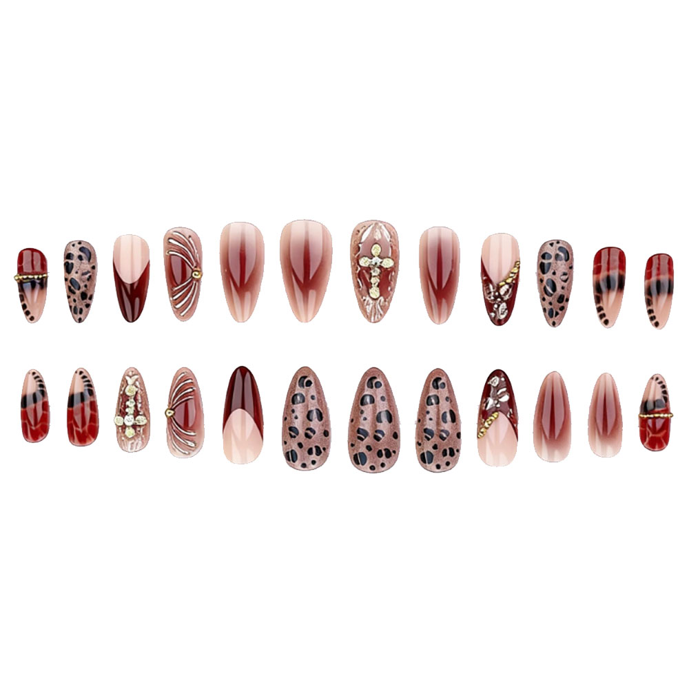 Medium fake nails for women gr – обзор и цена Pressed Flower Art