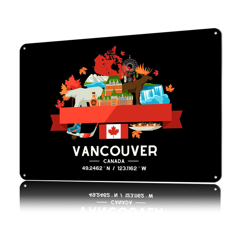 Vancouver City Map Printed Pos – обзор и цена Custom Map Poster