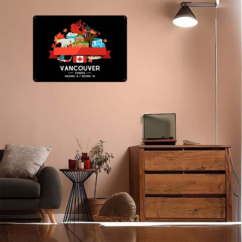 Vancouver City Map Printed Pos – обзор и цена Custom Map Poster