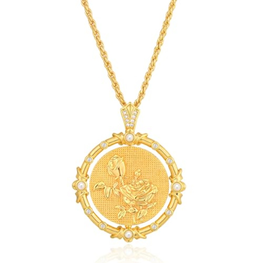 Fettero Gold Necklace for Wome – обзор и цена Birth Flower Necklace