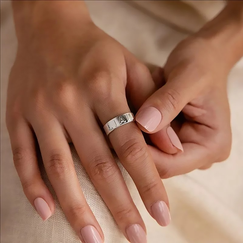 Personalized Name Ring for Men – обзор и цена Initial Ring Custom