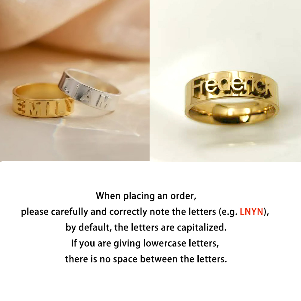 Personalized Name Ring for Men – обзор и цена Initial Ring Custom