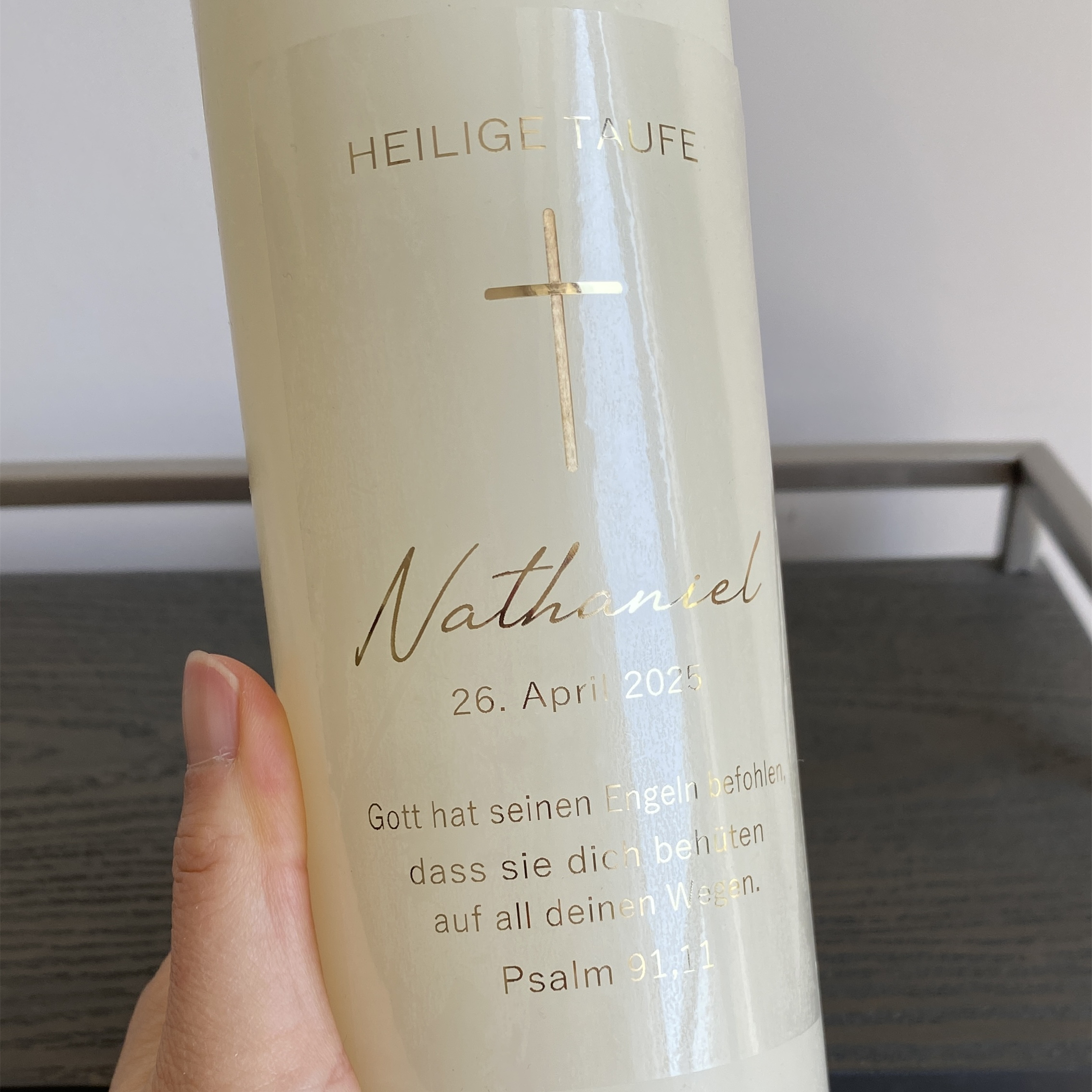 Personalized My Holy Baptism C – обзор и цена Personalised Candle Label