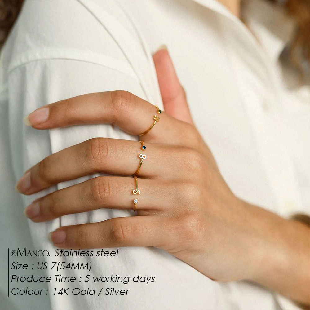 eManco Custom Open End Rings C – обзор и цена Initial Ring Custom