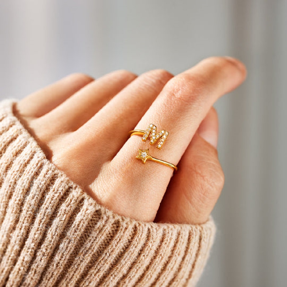 YOU WERE BORN TO SHINE INITIAL – обзор и цена Initial Ring Custom