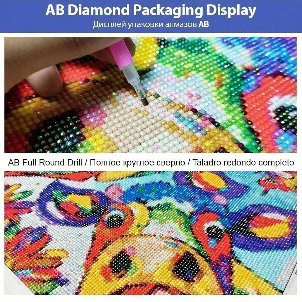 1 piece - 5D-DIY - Flocking cl – обзор и цена Photo Mosaic Print