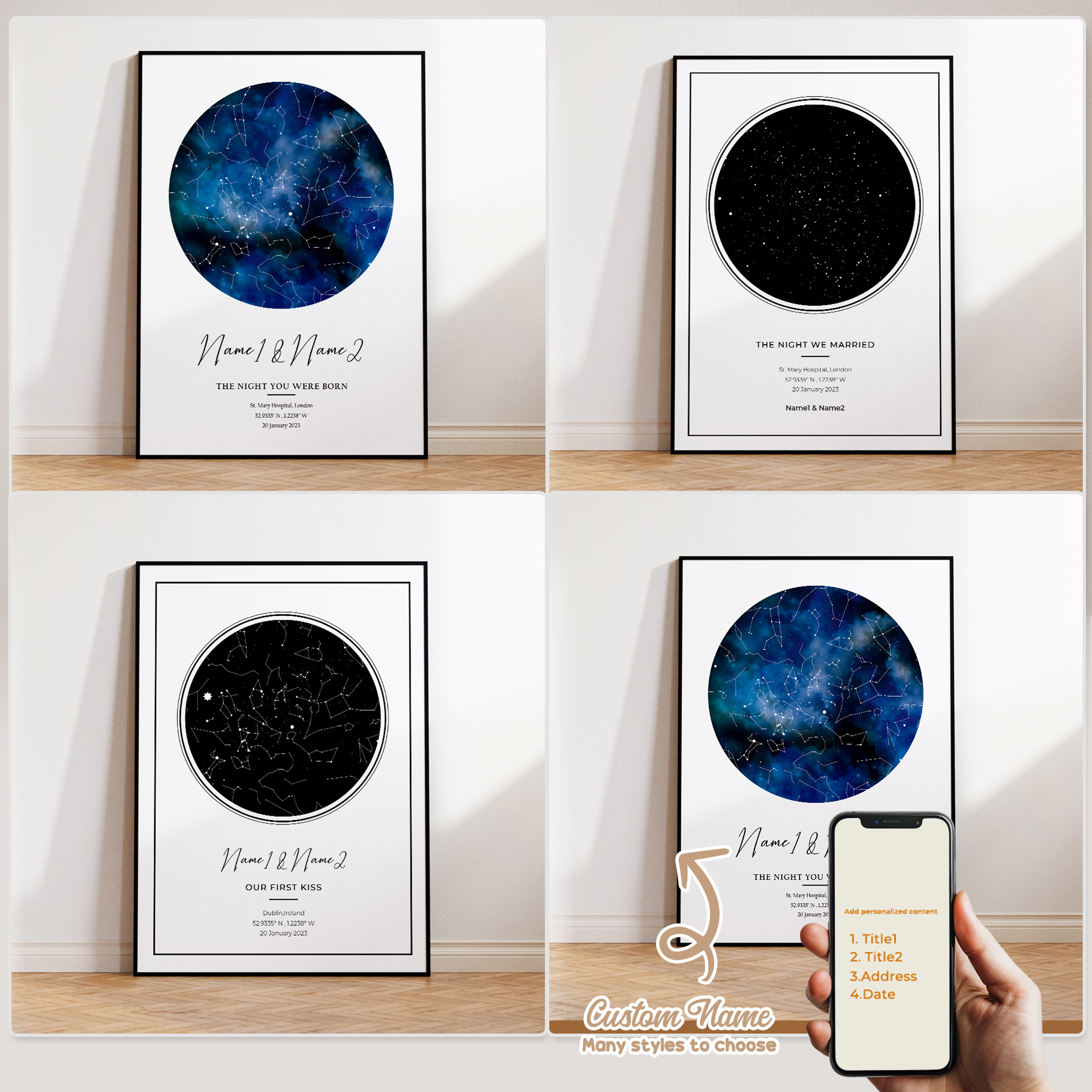Modern Custom Personalized Nig – обзор и цена Custom Map Poster