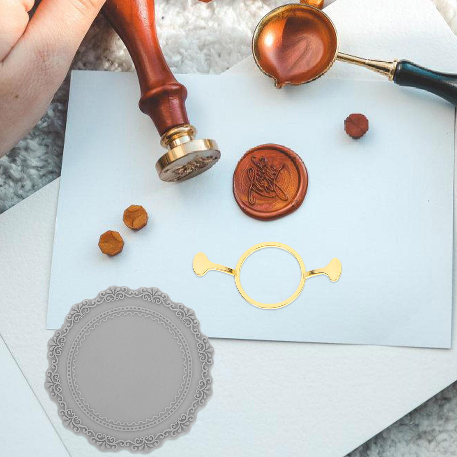 1Set Wax Seal Stamp Kit Metal  – обзор и цена Wax Seal Letter Kit