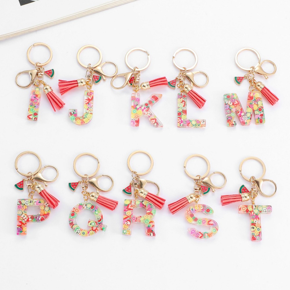 Personalized A-Z Key Ring Buck – обзор и цена Monogram Keychain Leather