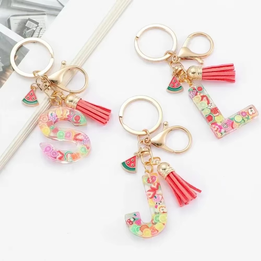 Personalized A-Z Key Ring Buck – обзор и цена Monogram Keychain Leather