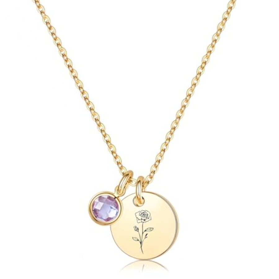 Birth Flower Necklaces for Wom – обзор и цена Birth Flower Necklace