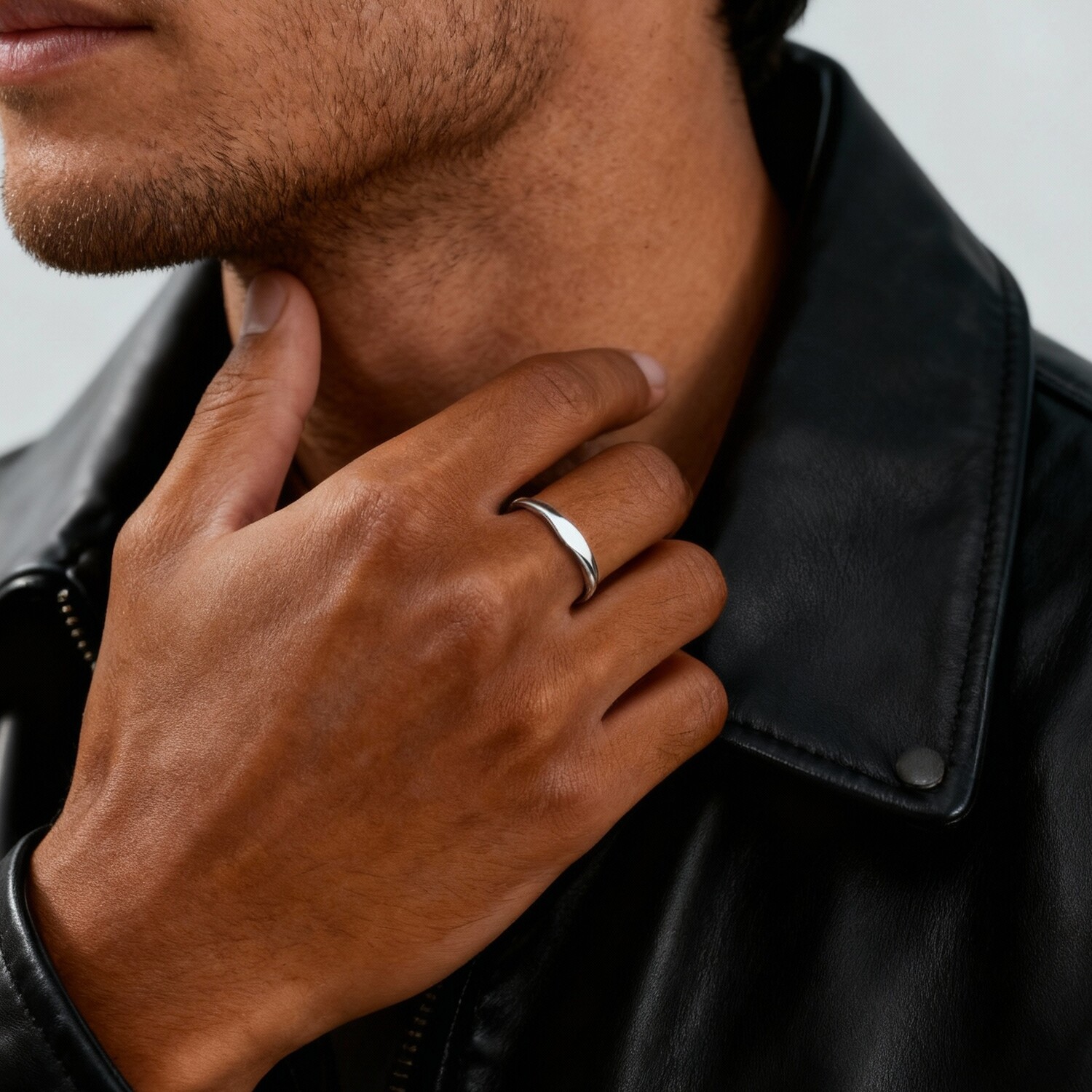 Minimalist Couple Ring for Men – обзор и цена Initial Ring Custom