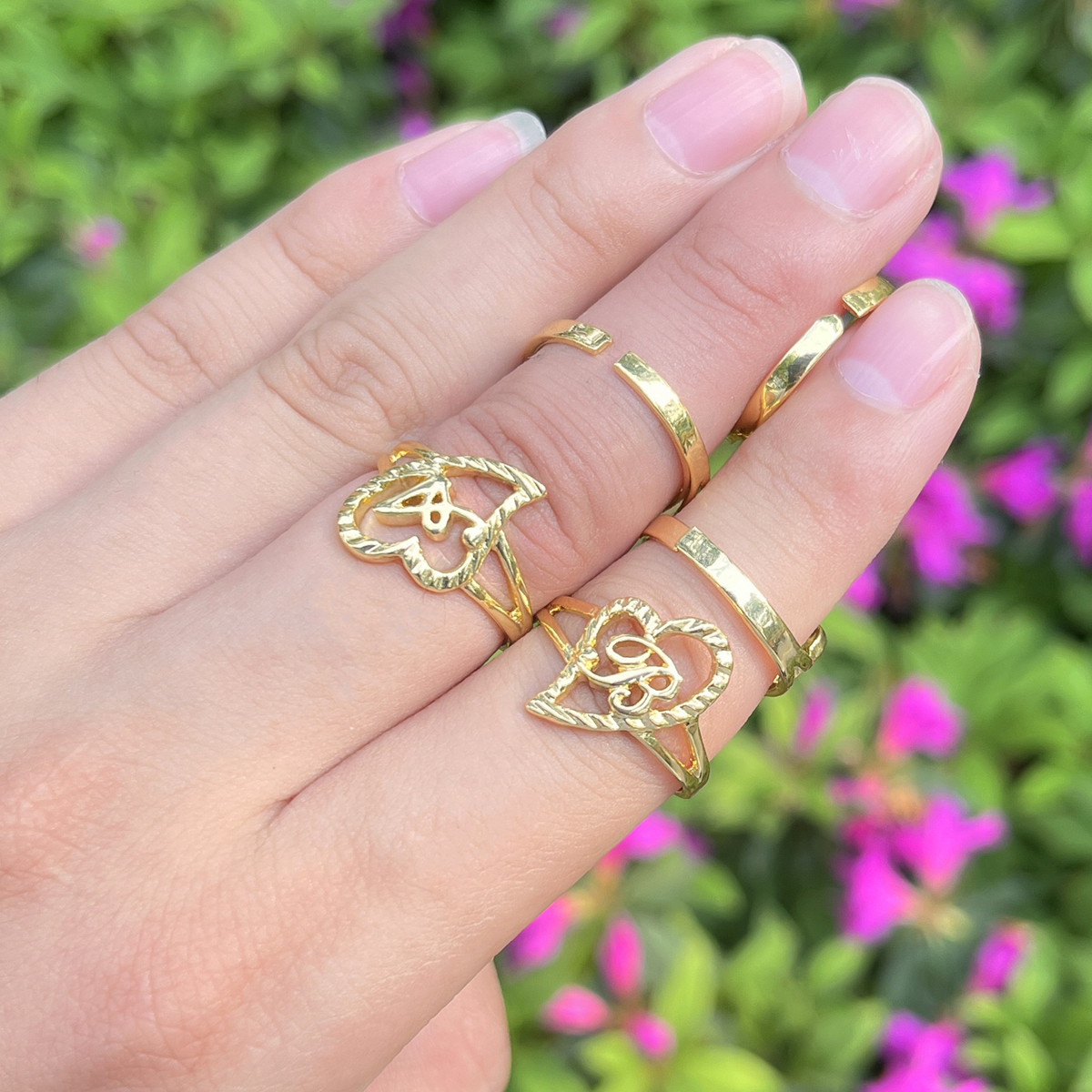 Wholesale Custom 26 Initials H – обзор и цена Initial Ring Custom