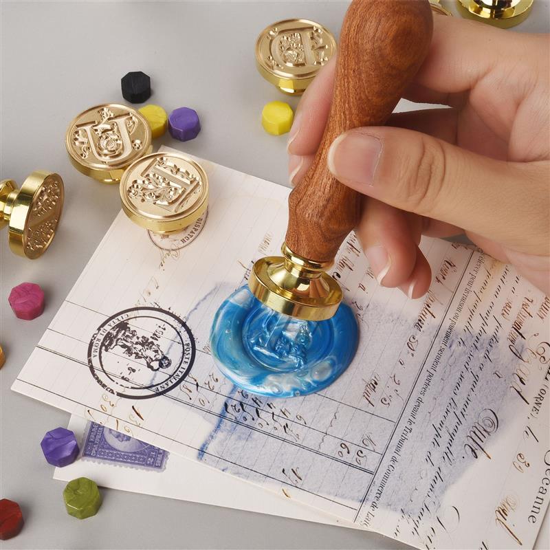 A-Z Vintage Sealed Wax Stamp H – обзор и цена Wax Seal Letter Kit