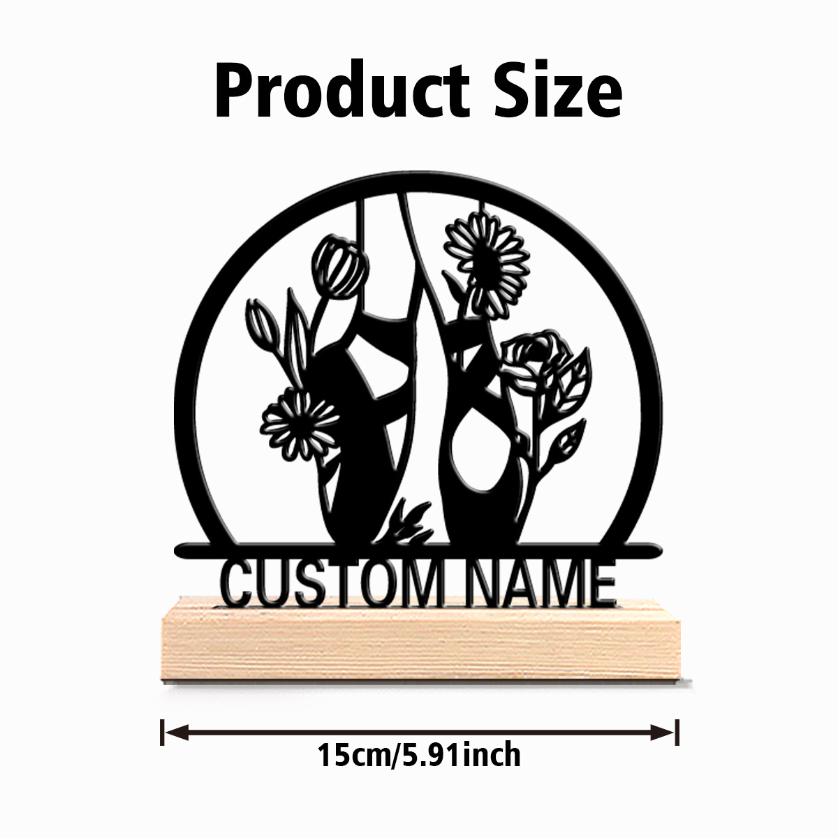 1pc beautiful personalized bal – обзор и цена Engraved Wood Frame
