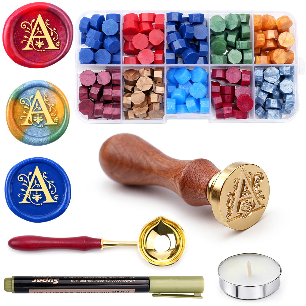 A-Z letter Wax Seal Stamp Kit  – обзор и цена Wax Seal Letter Kit