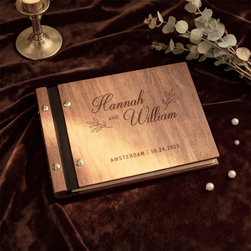 Personalized Wooden Wedding Gu – обзор и цена Custom Photo Book