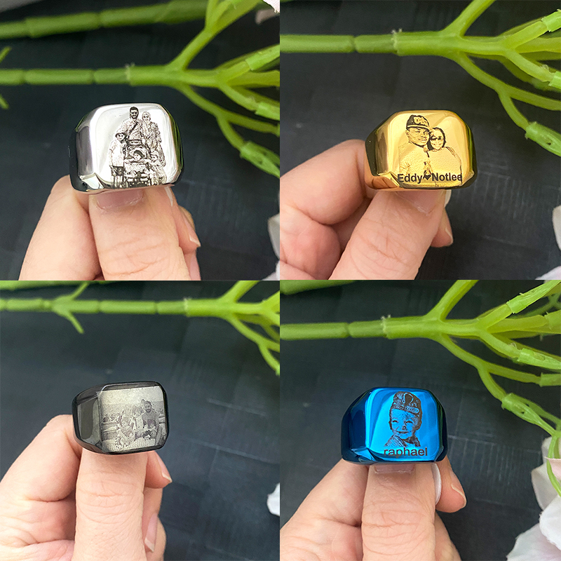 Stainless Steel Jewelry anillo – обзор и цена Initial Ring Custom