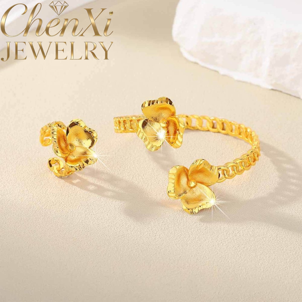 Sand Gold Floral Open-End Bang – обзор и цена Coordinates Bracelet