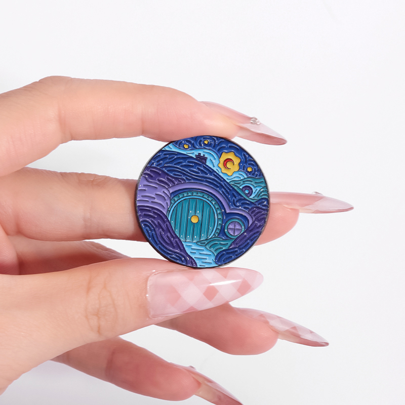 Night Sky Oil Painting Enamel  – обзор и цена Custom Night Sky