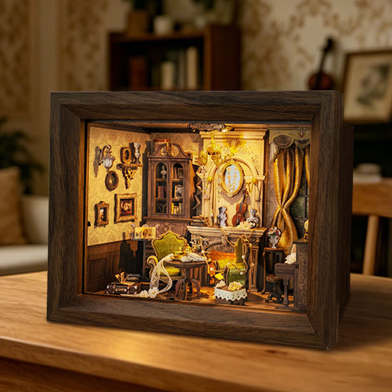 DIY Wooden Miniature Model Kit – обзор и цена Engraved Wood Frame