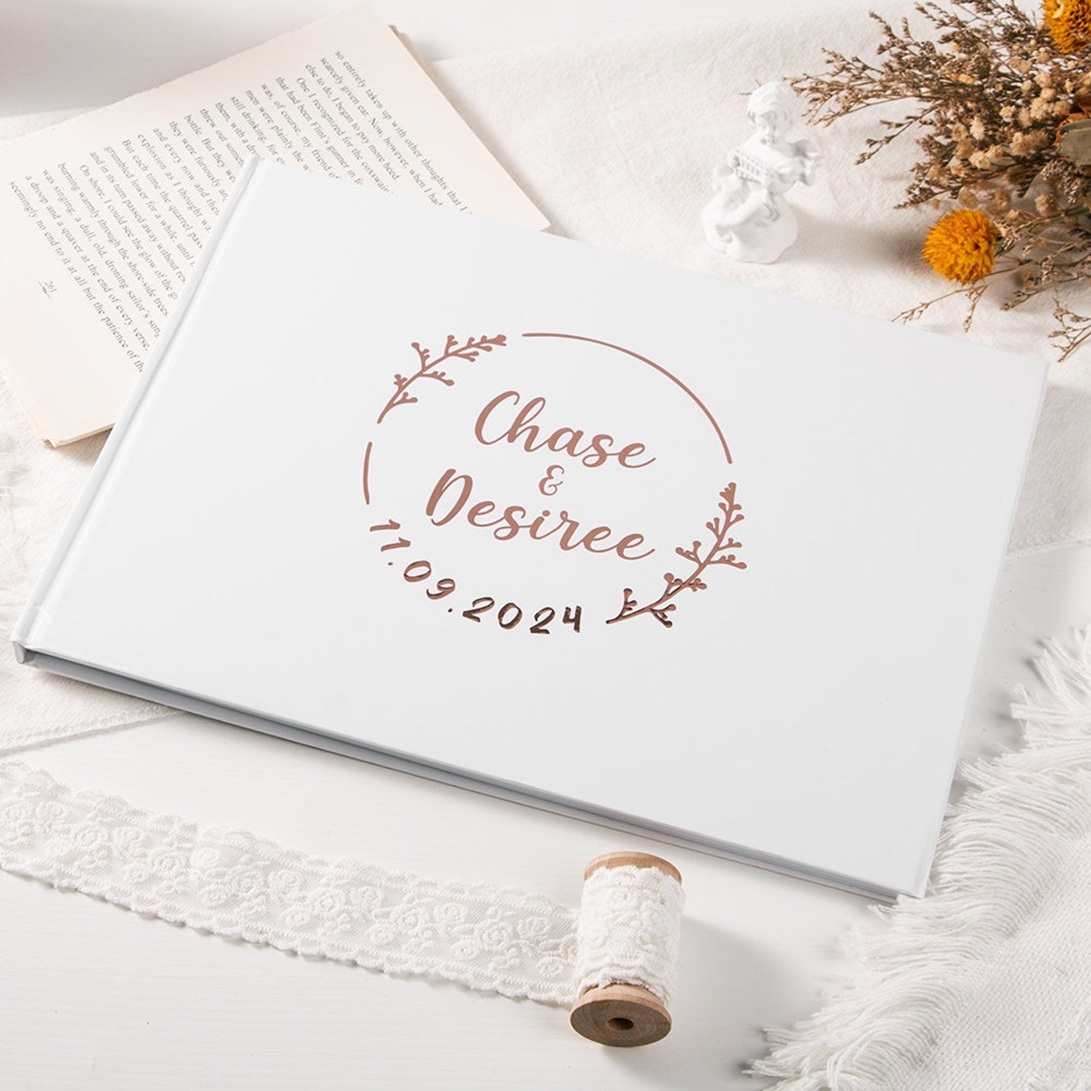 Custom Wedding Guestbook Perso – обзор и цена Custom Photo Book