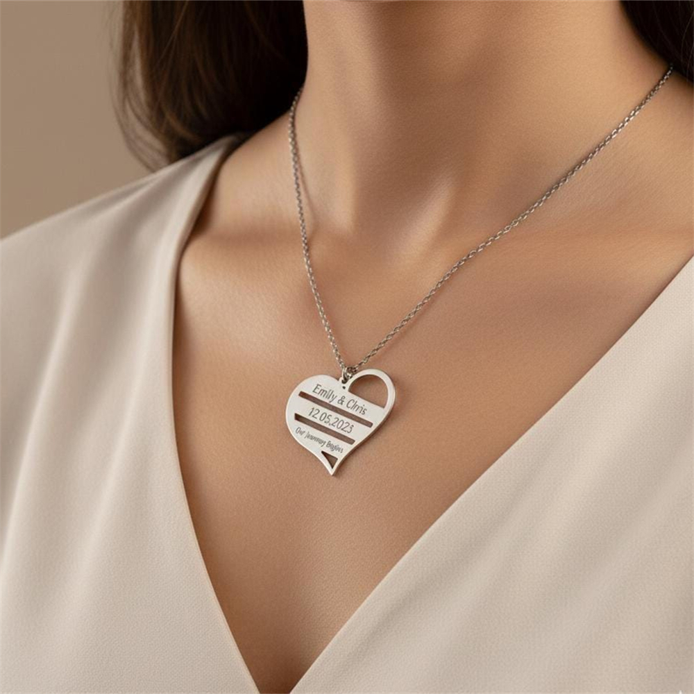 Custom Heart Necklace Stainles – обзор и цена Birth Flower Necklace